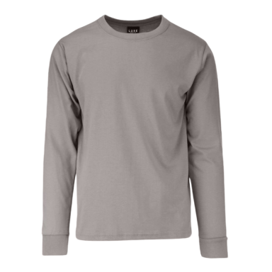 Adult Garment Dye Long Sleeve Grey (GDLS-100)